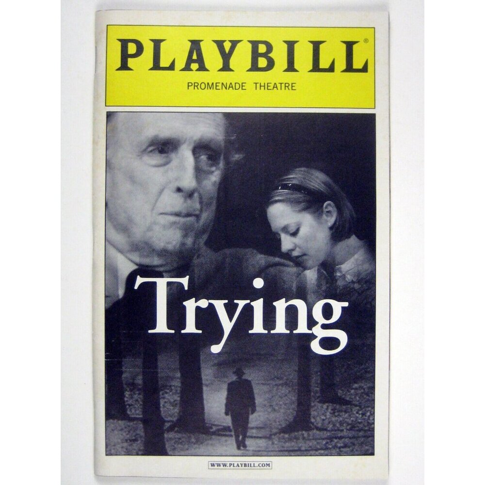 Trying Playbill November 2004 Fitz Weaver Kati Brada Joanna McClelland Glass